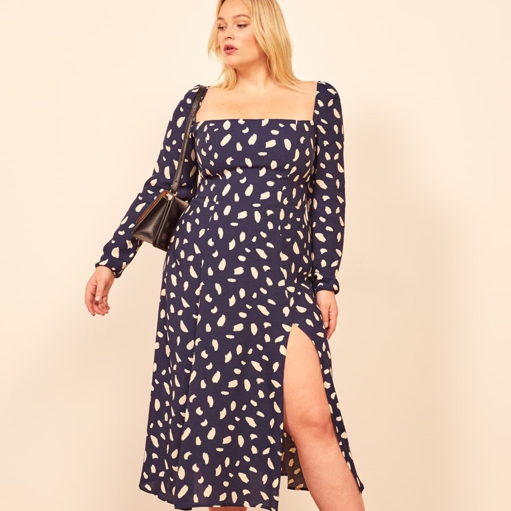Reformation Sigmund Dress in Splatter Print